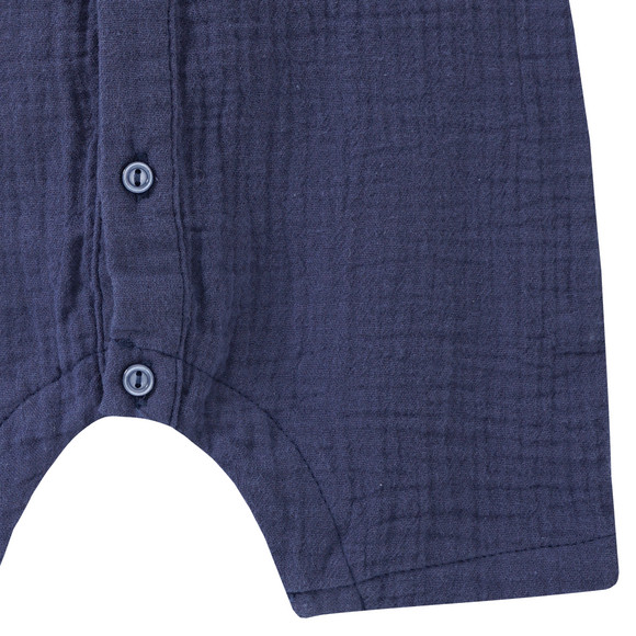 Newborn Musselin-Overall mit Stickerei