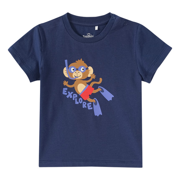 Baby Set aus T-Shirt und Musselin-Hose