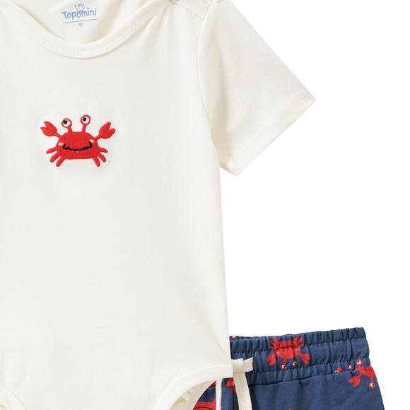 Babyset van body en korte broek