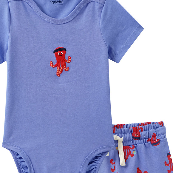 Babyset van body en korte broek