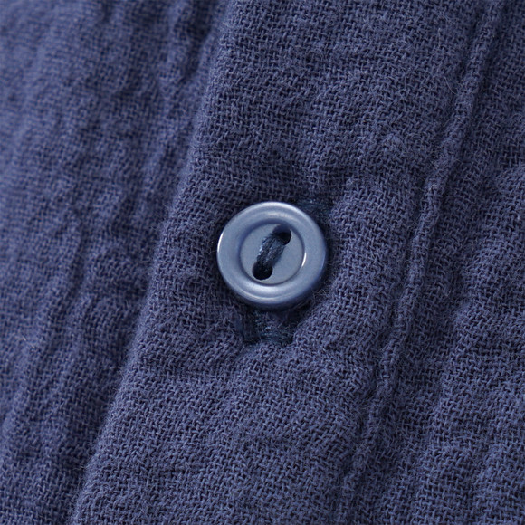 Mousseline baby-overall met borduursel