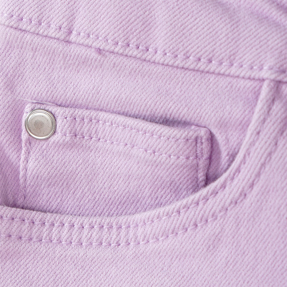 Mädchen Jeans-Shorts mit Fransen