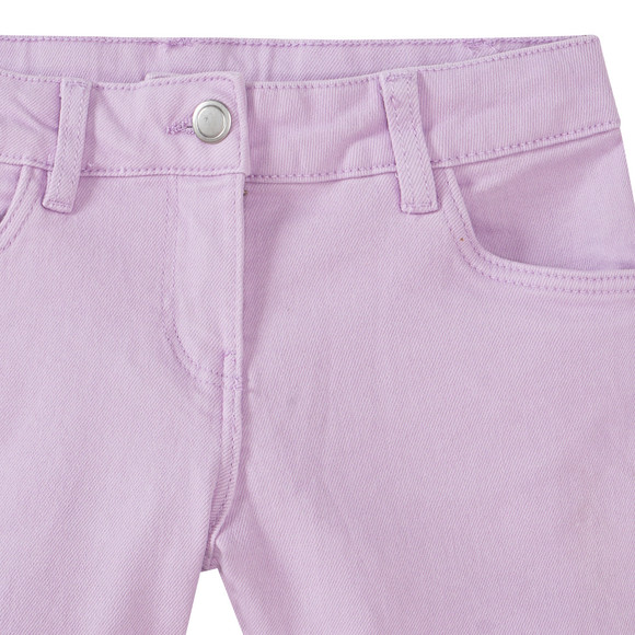 Mädchen Jeans-Shorts mit Fransen