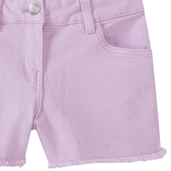 Mädchen Jeans-Shorts mit Fransen
