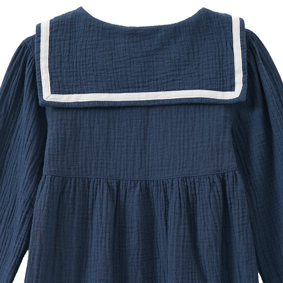 Mädchen Musselin-Kleid aus Baumwolle