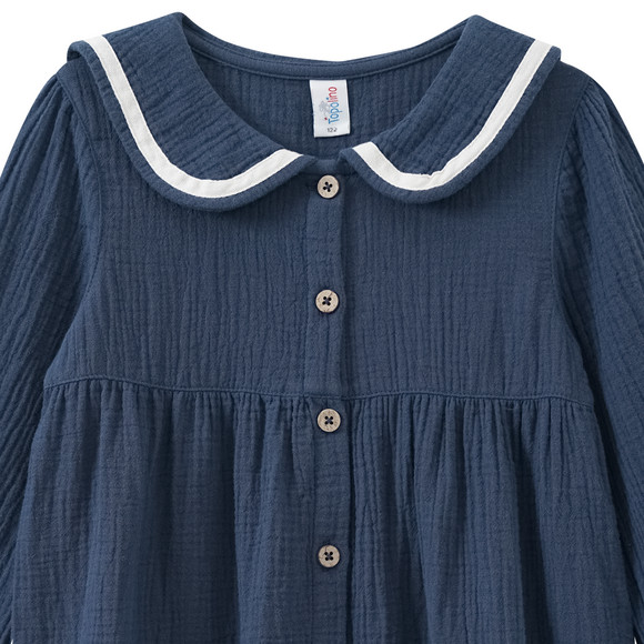 Mädchen Musselin-Kleid aus Baumwolle