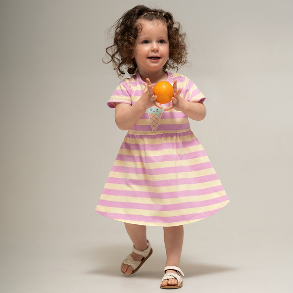Baby Kleid mit Streifen