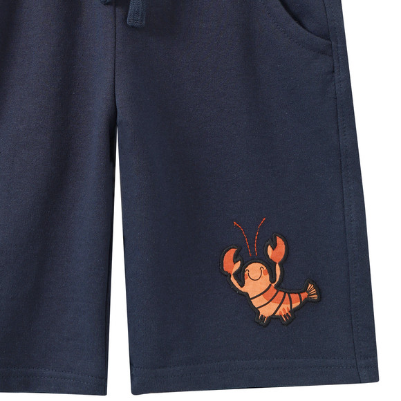 Jungen Joggingshorts mit Applikation