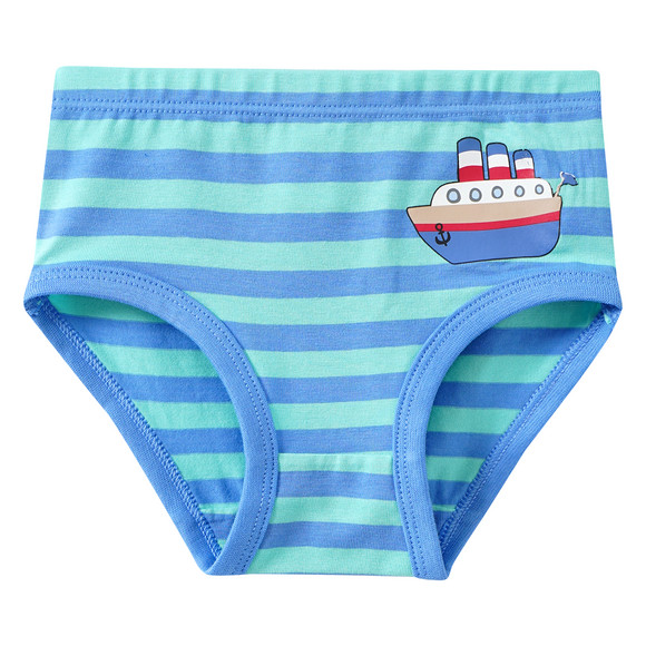 5 Jungen Slips mit Print