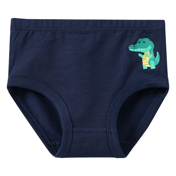 5 Jungen Slips mit Print