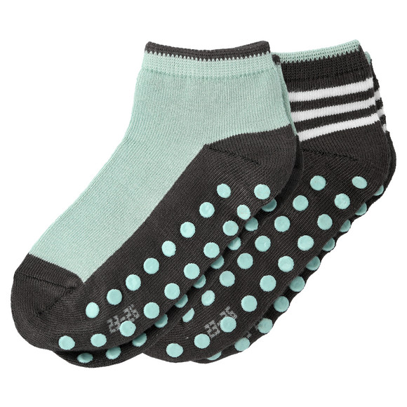 2 Paar Jungen Stoppersocken in Sneaker-Form