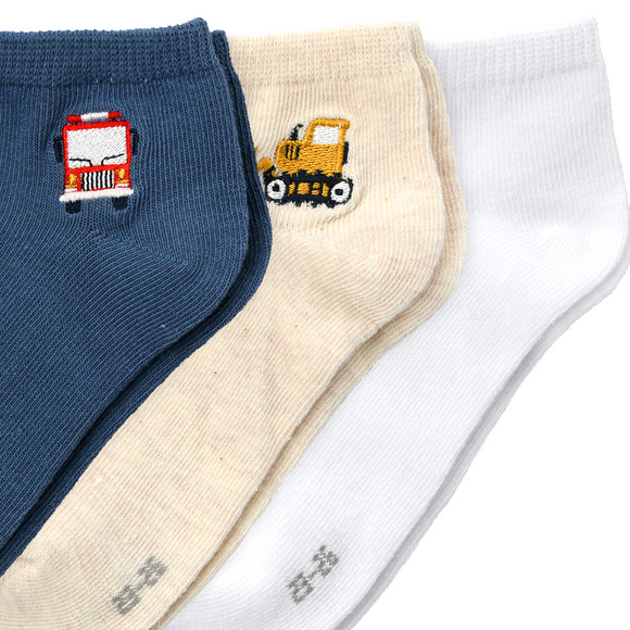 3 Paar Jungen Sneaker-Socken im Set