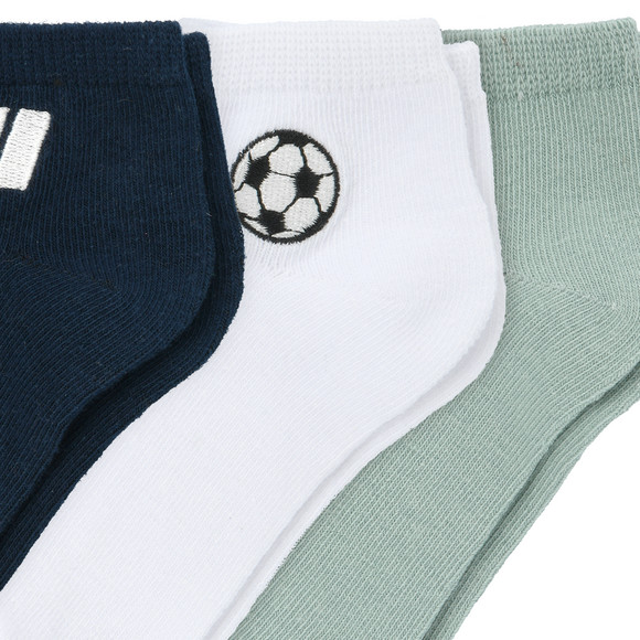 3 Paar Jungen Sneaker-Socken knöchelhoch