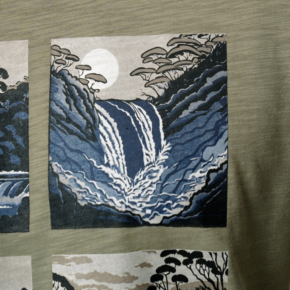 Heren T-shirt met print