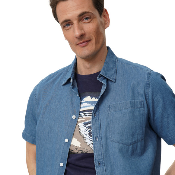 Herren Hemd in Jeans-Optik
