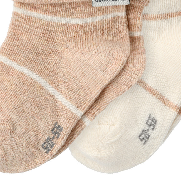 2 Paar Newborn Socken mit Umschlagbündchen