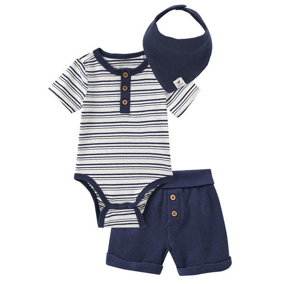 Newborn Body, Bandana und Shorts im Set