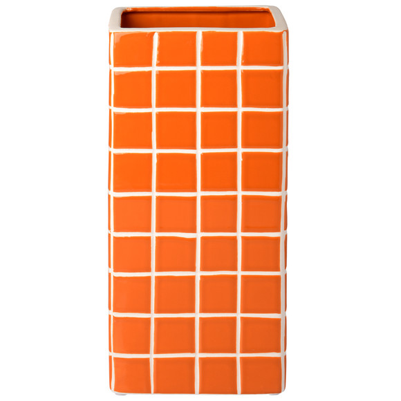 Vase mit Kachel-Muster