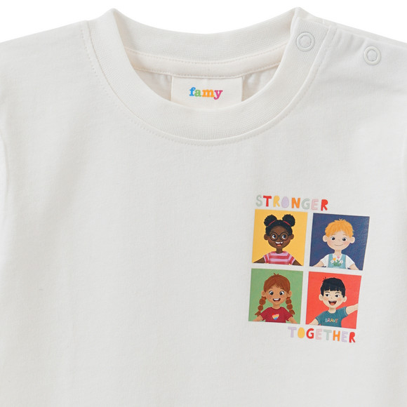 Baby T-shirt met tekstprint