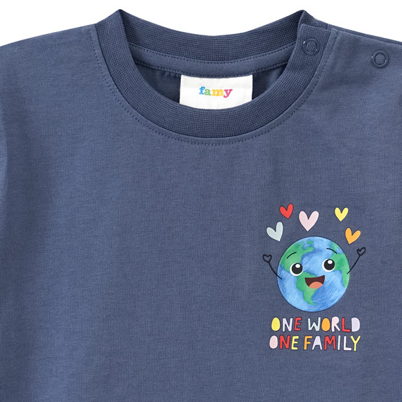 Baby T-shirt met tekstprint