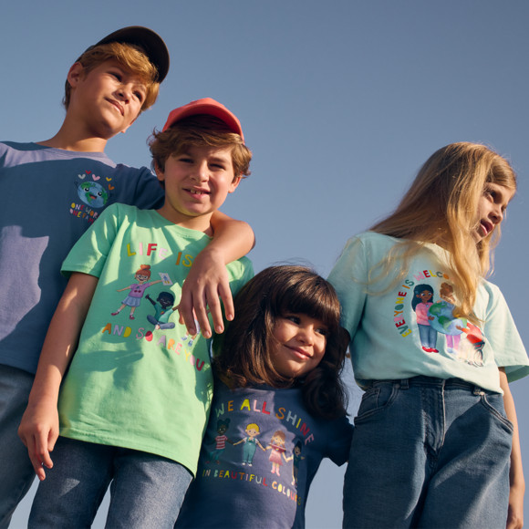 Baby T-Shirt mit Message-Print