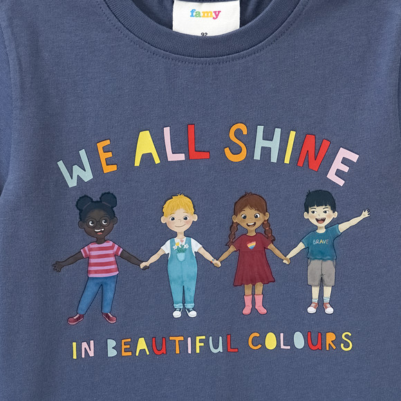 Baby T-Shirt mit Message-Print