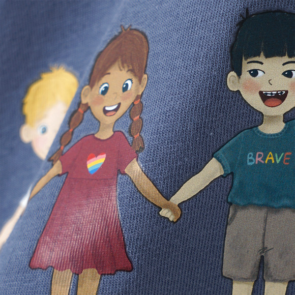 Baby T-Shirt mit Message-Print