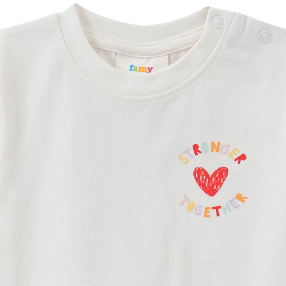 Baby T-shirt met tekstprint