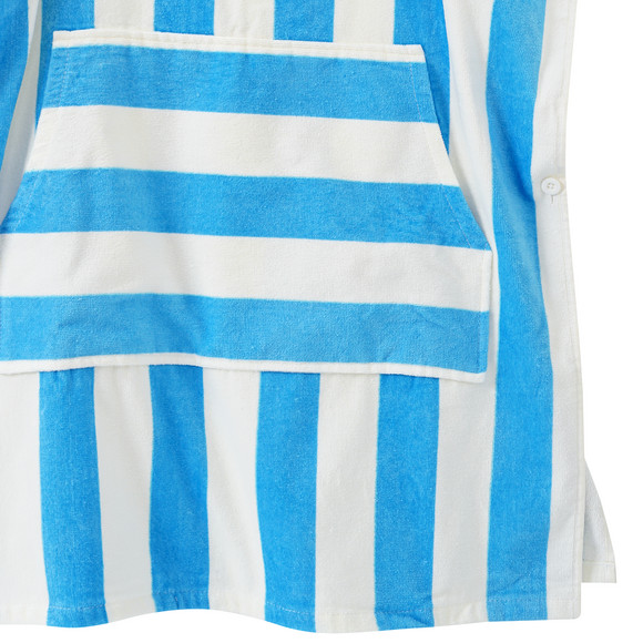 Kinder Badeponcho mit Streifen