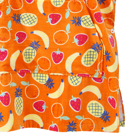 Kinder Badeponcho mit Allover-Print