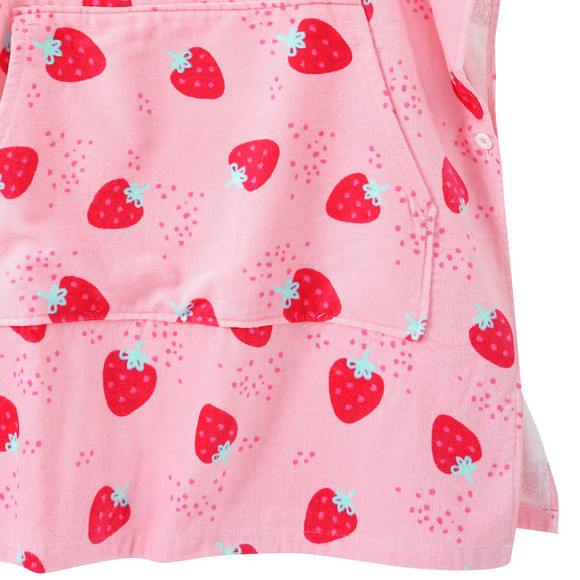 Kinder Badeponcho mit Allover-Print