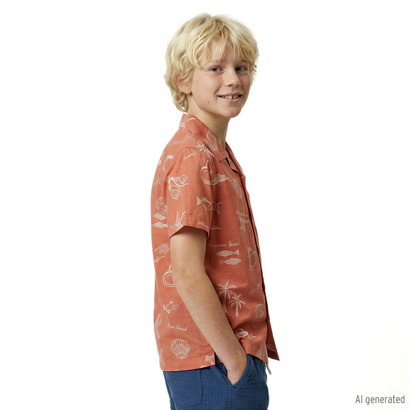 Jungen Hemd aus Viskose