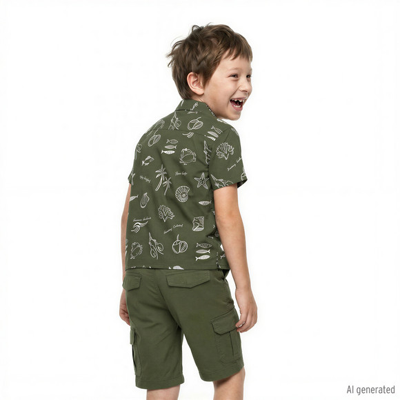 Jungen Hemd aus Viskose