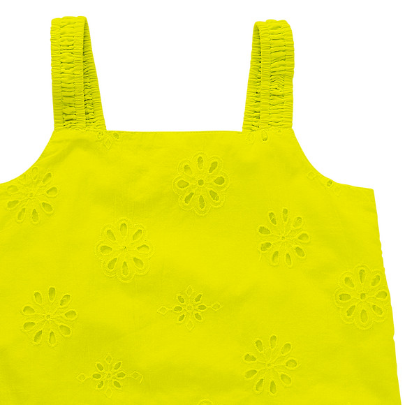 Mädchen Top mit Lochstickerei