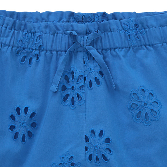 Mädchen Shorts mit Lochstickerei