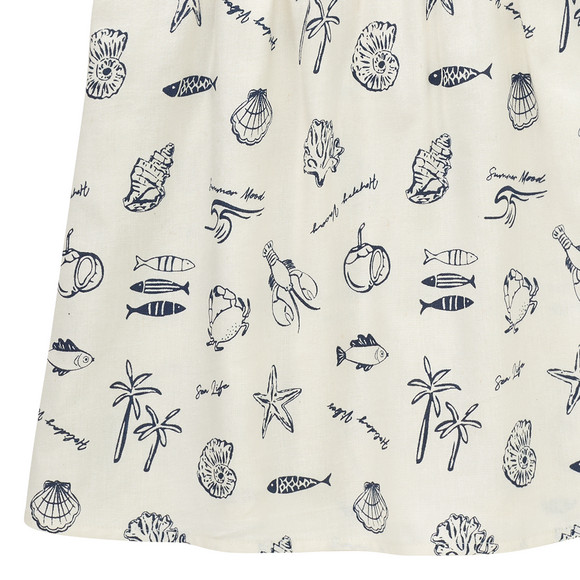 Mädchen Bluse mit Allover-Print