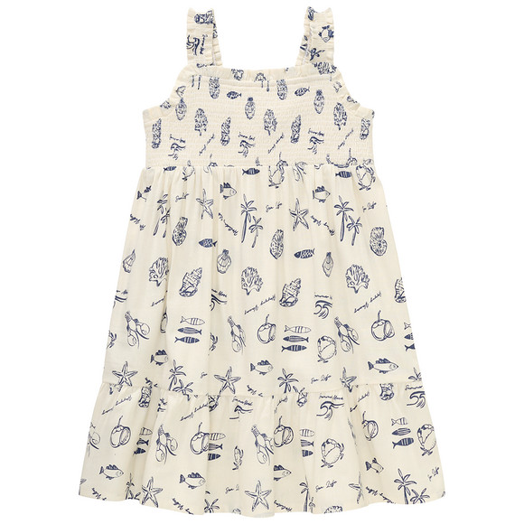 Mädchen Kleid mit Allover-Print