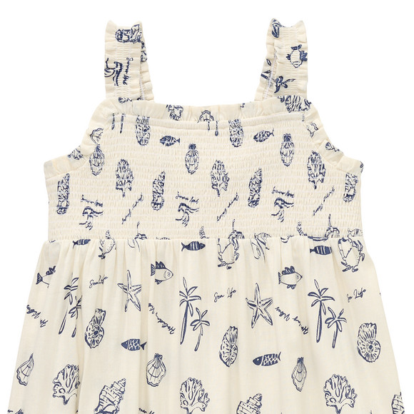 Mädchen Kleid mit Allover-Print