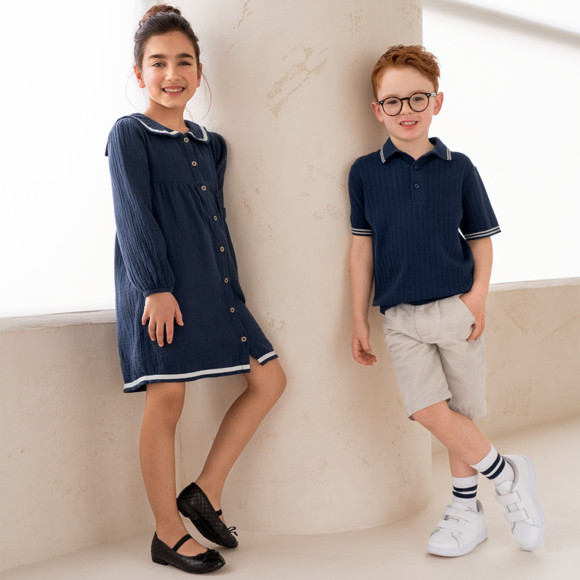 Jungen Shorts mit Leinen