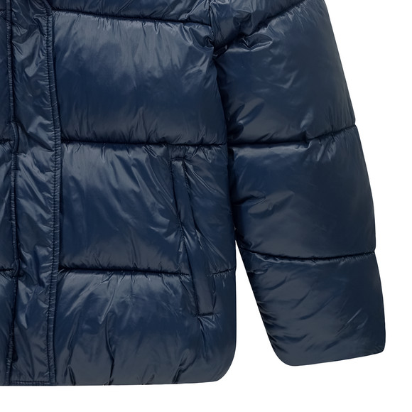 Mädchen Winterjacke in glänzender Optik