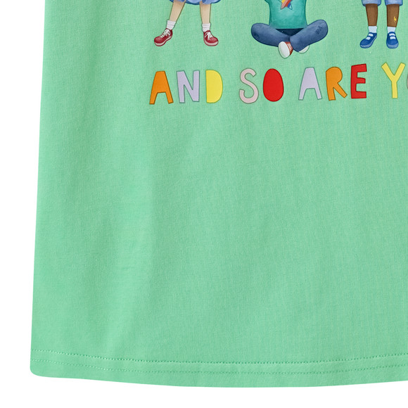 Kinder T-Shirt mit Message-Print