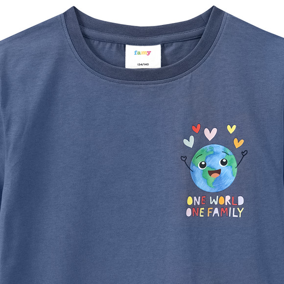 Kinder T-Shirt mit Message-Print