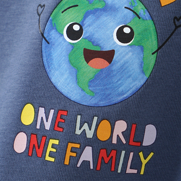 Kinder T-Shirt mit Message-Print