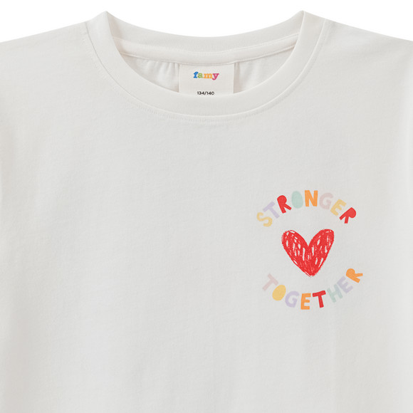 T-shirt voor kinderen met tekstprint