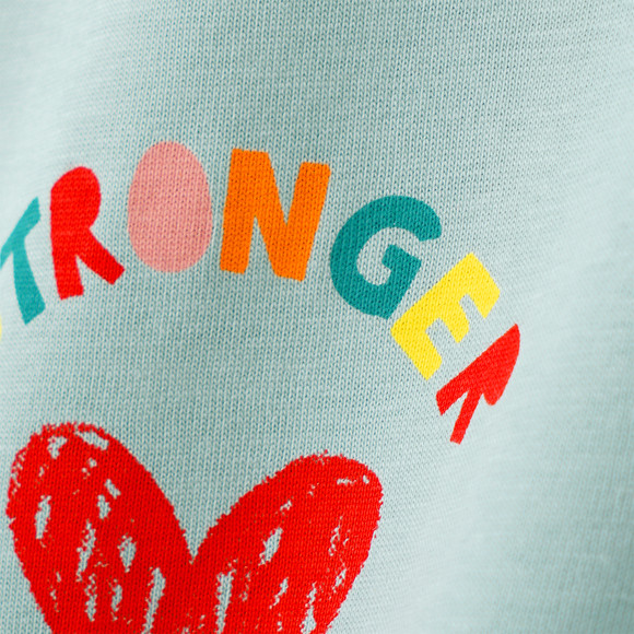 T-shirt voor kinderen met tekstprint