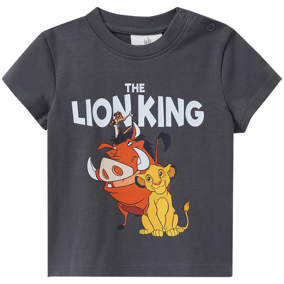 Der König der Löwen T-Shirt mit großem Print dunkelgrau