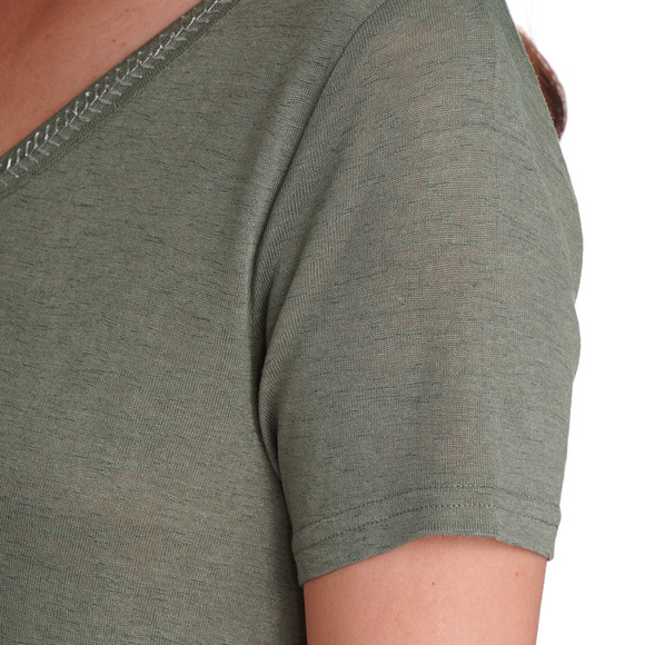 Damen T-Shirt mit Effektgarn