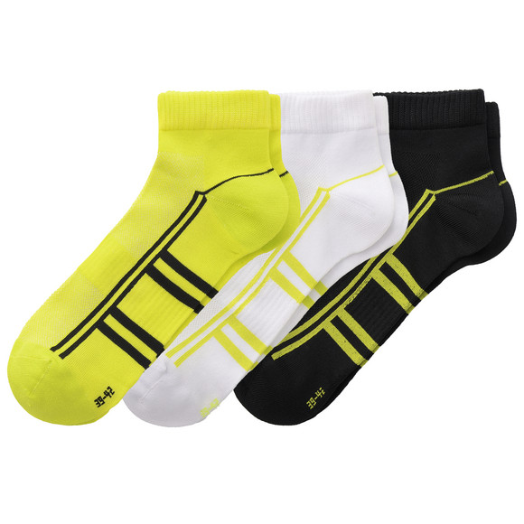 3 Paar Herren Sport-Sneaker-Socken im Set
