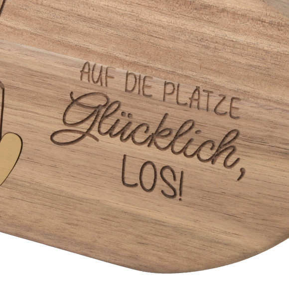 Deko-Aufsteller Herz mit Spruch