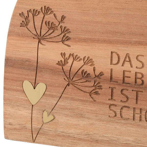 Deko-Aufsteller Herz mit Spruch